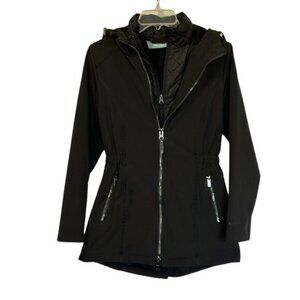 Free Country Black Utility Jacket with Fitted Silhouette, Small